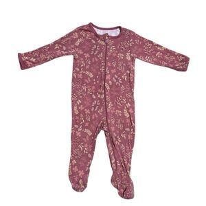 Modern Moments Baby Girl Floral Footed Pajama Onesie Size 3-6 Months